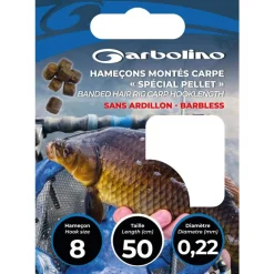 GARBOLINO HAMECONS MONTES CARPE SPECIAL PELLET> Montage Des Lignes Carpodrome·Hameçons Coup Carpodrome