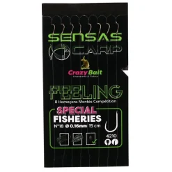 SENSAS HAMEÇONS COUP MONTES CRAZY BAIT 4210> Montage Des Lignes Carpodrome·Hameçons Coup Carpodrome