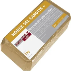 HORSE LINE HORSE SEL AROMATISE 2KG> Aliments Complémentaires·Blocs Et Pierres À Sel|Compléments Alimentaires·Blocs Et Pierres À Sel
