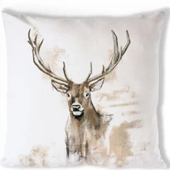 AMBIENTE HOUSSE DE COUSSIN CERF MODERNE 40X40CM> Décorations D'Intérieur·Décorations D'Intérieur
