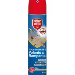PROTECT EXPERT INSECTICIDE AEROSOL INSECTES 600ML> Lutte Contre Les Insectes·Pièges Contre Les Insectes