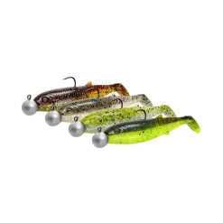 SAVAGE GEAR KIT DE 5 LEURRES SOUPLES ARMES CANNIBAL SHAD 12.5CM> Leurres Souples Carnassiers·Leurres Souples Savage Gear