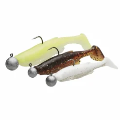 SAVAGE GEAR KIT DE 30 LEURRES SOUPLES FAT MINNOW T-TAIL 7.5CM, 9CM ET 10,5CM> Leurres Souples Carnassiers·Leurres Souples Savage Gear