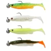 SAVAGE GEAR KIT DE 4 LEURRES SOUPLES FAT MINNOW T-TAIL RTF 7.5CM> Leurres Souples Carnassiers·Leurres Souples Savage Gear