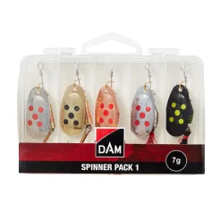 DAM KIT DE LEURRES CUILLERE X5 7GR> Leurres Durs Carnassiers·Leurres Durs Dam