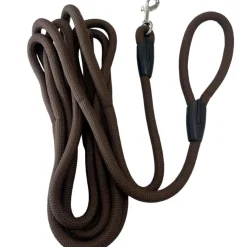 TERZEO VOS ANIMAUX LAISSE NYLON RONDE MARRON> Colliers, Laisses Et Harnais·Laisses Nylon|Colliers, Laisses Et Harnais·Laisses Nylon