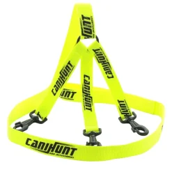 CANIHUNT LAISSE TRIPLEUR HUNTER 1,2M JAUNE> Colliers, Laisses Et Harnais·Tripleurs|Colliers, Laisses Et Harnais·Tripleurs