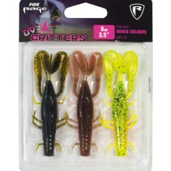 FOX RAGE LEURRE CRITTER MIXED COLOUR> Leurres Souples Carnassiers·Leurres Souples Fox Rage