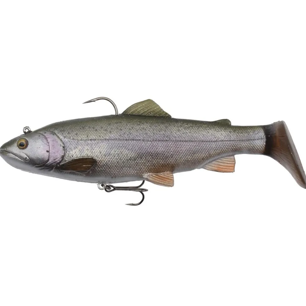 SAVAGE GEAR LEURRE 4D TROUT RATTLE SHAD 12.5CM> Leurres Souples Carnassiers·Leurres Souples Savage Gear