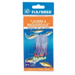 FLASHMER LEURRE MAQUEREAUX PERLES 5HAM> Bas De Ligne Mer Bateau·Bas De Ligne Plumes