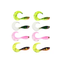 FOX RAGE LEURRE MICRO GRUB UV COLOUR 4CM X8> Leurres Souples Carnassiers·Leurres Souples Fox Rage