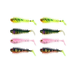 FOX RAGE LEURRE MICRO SPIKEY UV COLOUR 4CM X8> Leurres Souples Carnassiers·Leurres Souples Fox Rage