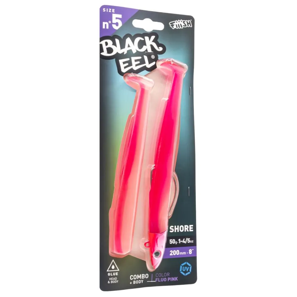 FIIISH LEURRE SOUPLE COMBO BLACK EEL 200 SHORE 50G> Leurres Souples Mer·Leurres Souples Mer Fiiish