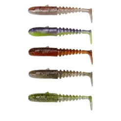 SAVAGE GEAR LEURRE SOUPLE GOBSTER SHAD 9CM 9G X 5> Leurres Souples Carnassiers·Leurres Souples Savage Gear