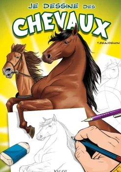 EDITION VIGOT LIVRE JE DESSINE DES CHEVAUX>Enfant Livres Pour Enfants·Livres D'Équitation Enfant