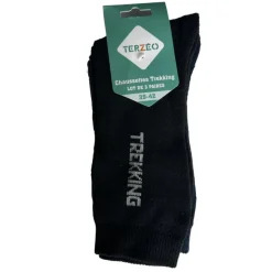 TERZEO PASSIONNÉS DE NATURE LOT DE 3 CHAUSSETTES TREKKING><noscript><img width=