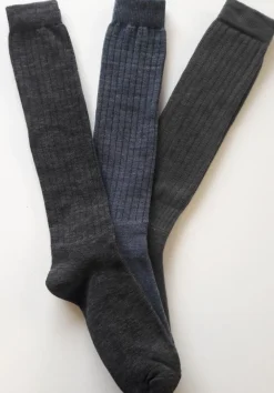 THIERRY LOT DE 3 MI BAS BOTTES JEAN/MARRON/> Chaussettes Et Semelles·Chaussettes Hautes|Chaussettes Et Semelles·Chaussettes Hautes