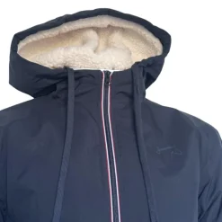 TERZEO CAVALIERS MANTEAU CHAUD IMPERMEABLE MI-LONG FRENCHY><noscript><img width=