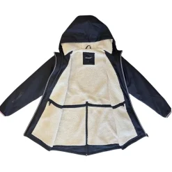 TERZEO CAVALIERS MANTEAU CHAUD IMPERMEABLE MI-LONG FRENCHY><noscript><img width=
