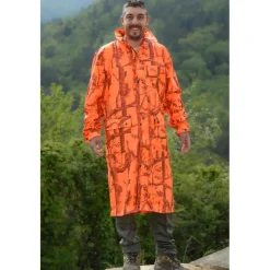 LIGNE VERNEY CARRON MANTEAU MILAU GHOST>Homme Vêtements & Accessoires Blaze·Vestes Imperméables Epi Orange Fluo