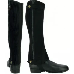 RIDING WORLD MINI-CHAPS AMARA NOIR ENFANT>Enfant Chaussant D'Équitation Enfant·Mini-Chaps Enfant