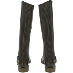 EQUITHEME MINI-CHAPS CUIR MARRON><noscript><img width=