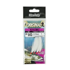RAGOT MITRAILLETTE ORIGINAL 4H BLANCHE> Bas De Ligne Mer Bateau·Bas De Ligne Plumes