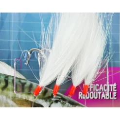 RAGOT MITRAILLETTE ORIGINAL 4H BLANCHE> Bas De Ligne Mer Bateau·Bas De Ligne Plumes
