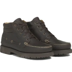 AIGLE MOCASSIN BATEAU CRANTE TARMAC MID MARRON>Homme Chaussures·Chaussures De Balade|Chaussures·Chaussures De Balade