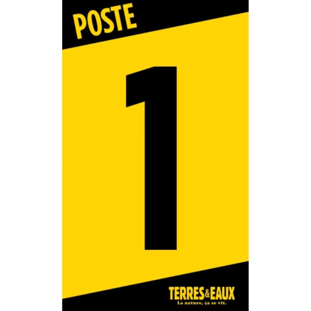 TERZEO CHASSEURS NUMERO DE POSTE BATTUE BLEU> Chasse Du Grand Gibier·Identification Du Poste De Chasse