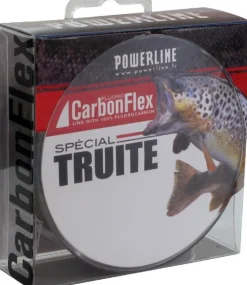 POWERLINE NYLON CARBONFLEX TRUITE 150M> Accessoires De Montage Truite·Fils De Pêche Truite