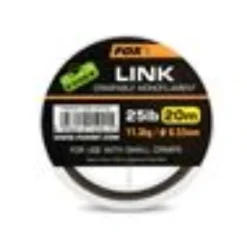 FOX NYLON LINK TRANS KHAKI 20M> Accessoires De Montage Carpe·Accessoires De Montage Fox