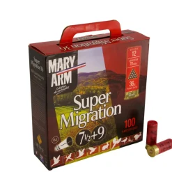 MARY ARM PACK CARTOUCHES MIGRATION 12/70 36> Cartouches De Chasse Calibre 12·Cartouches De Plomb Bourre À Jupe 35G À 36G