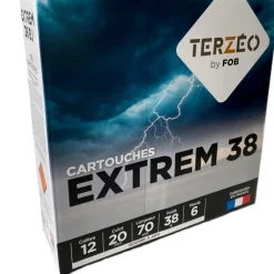 TERZEO CHASSEURS PACK EXTREM 38 12/70 38G BJ X100> Cartouches De Chasse Calibre 12·Cartouches De Plomb Bourre À Jupe 37G À 42G