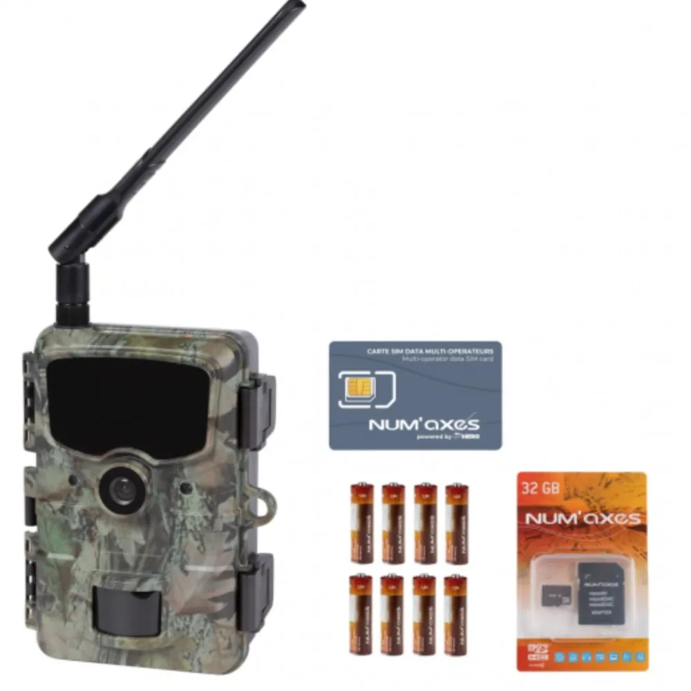 NUM'AXES PROTECTION PACK PIEGE PHOTOS PIE1061> Caméras De Chasse Et Pièges Photos·Caméras De Chasse Connectées À Leds Invisibles|Caméras De Chasse Et Pièges Photos·Caméras De Chasse Connectées À Leds Invisibles