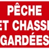 KROMA PANNEAU AKILUX PECHE CHASSE GARDEE> Panneaux Signalétiques·Panneaux Signalétiques De Chasse|Panneaux Signalétiques·Panneaux Signalétiques De Chasse