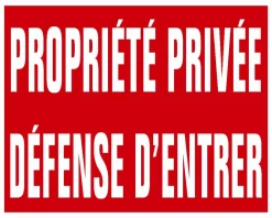 KROMA PANNEAU AKILUX PROPRIETE PRIVEE> Panneaux Signalétiques·Panneaux Signalétiques Divers|Panneaux Signalétiques·Panneaux Signalétiques Divers