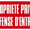 KROMA PANNEAU ALU PROP.PRIV.DEF.D'ENTRER> Panneaux Signalétiques·Panneaux Signalétiques Divers|Panneaux Signalétiques·Panneaux Signalétiques Divers
