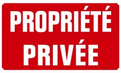 KROMA PANNEAU ALU PROPRIETE PRIVEE> Panneaux Signalétiques·Panneaux Signalétiques Divers|Panneaux Signalétiques·Panneaux Signalétiques Divers