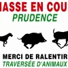 KROMA PANNEAU CHASSE EN COURS 60X80> Panneaux Signalétiques·Panneaux Signalétiques De Battue|Panneaux Signalétiques·Panneaux Signalétiques De Battue