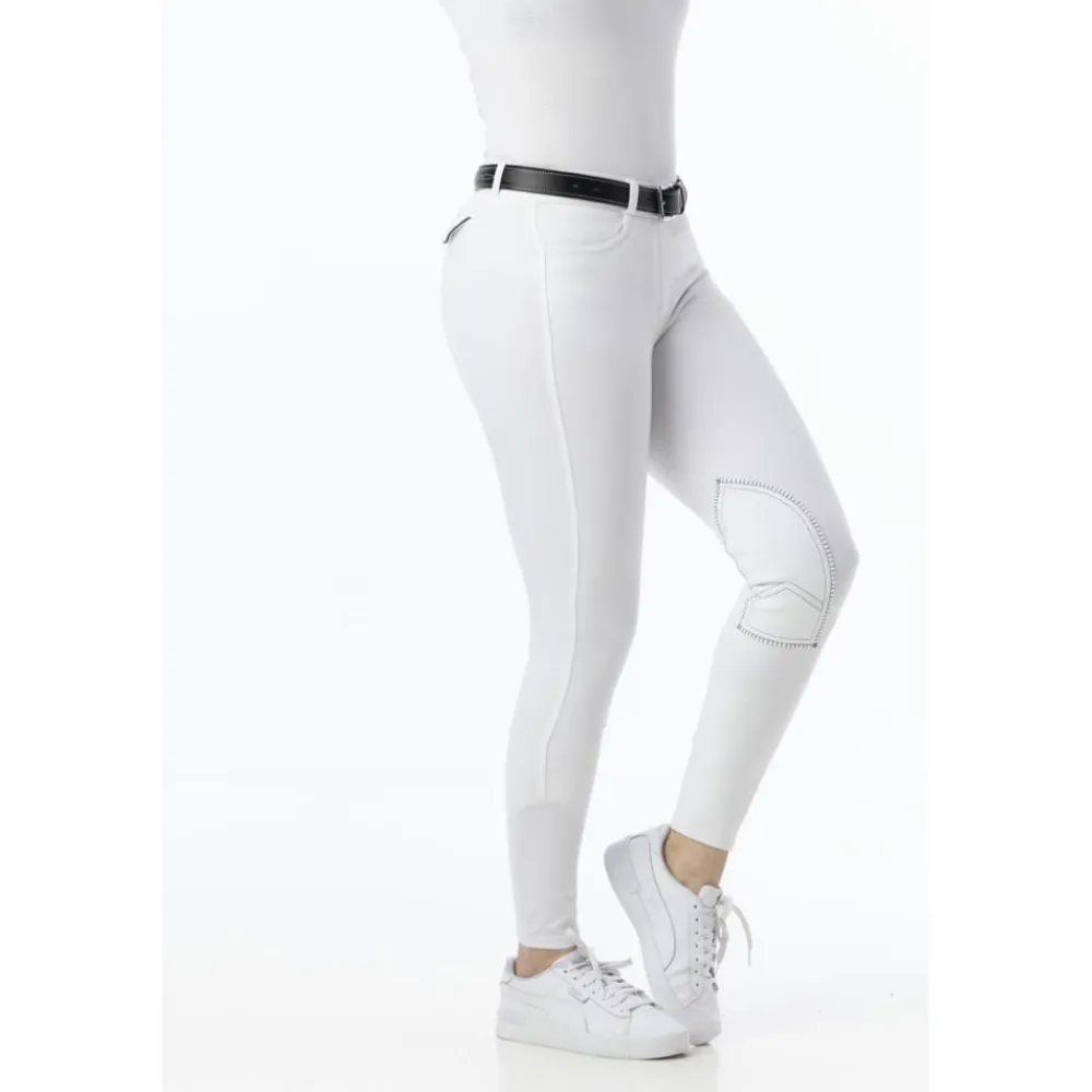 RIDING WORLD PANTALON ALEXANDRIE ENFANT BLANC>Enfant Vêtements De Compétition Enfant·Pantalons Équitation Compétition Enfant