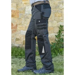 LMA PANTALON DE TRAVAIL GRIS/NOIR>Homme Vêtements De Travail·Pantalons De Travail