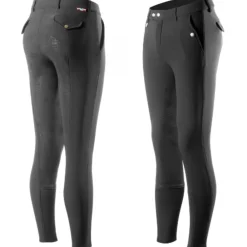 HORZE PANTALON FEMME GRAND PRIX NOIR>Femme Textile Horze·Pantalons Horze Femme