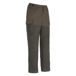 PERCUSSION PANTALON GARRIGUE ENFANT MARRON>Enfant Vêtements De Chasse Pour Enfants·Pantalons De Chasse Enfant