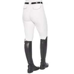 HARCOUR PANTALON JALTIKA FEMME BLANC>Femme Vêtements De Compétition Femme·Pantalons Équitation Compétition Femme