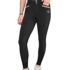 JUMP IN PANTALON LUNA ENFANT NOIR>Enfant Textile Jump In·Pantalons Équitation Jump In Enfant