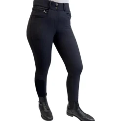 TERZEO CAVALIERS PANTALON MARGAUX GRIP GENOUX NOIR>Femme Vêtements Femme·Pantalons D'Équitation Femme