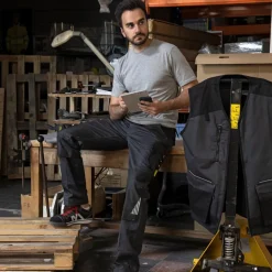 LMA PANTALON STRECH GRIS VULCAIN>Homme Vêtements De Travail·Pantalons De Travail