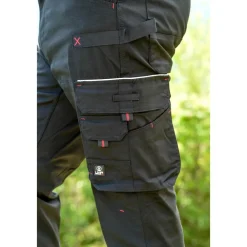 LMA PANTALON TRAVAIL BASALTE NOIR><noscript><img width=