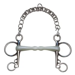 FEELING PELHAM FLEXI/INOX DROIT POMME> Embouchures·Mors Pelham